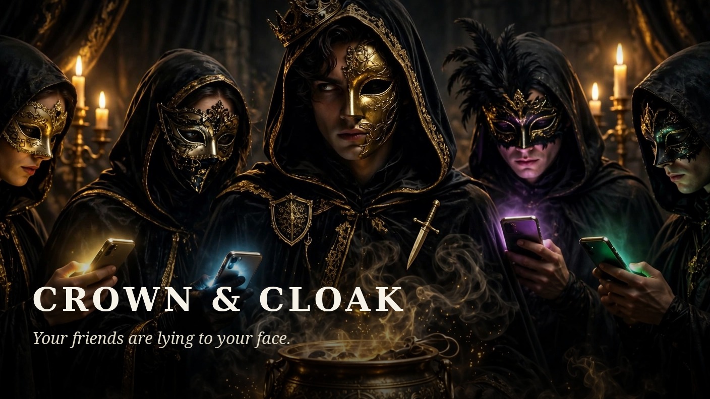Crown & Cloak — Your friends are lying to your face.